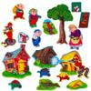 Little Folk Visuals Three Pigs Basic Precut Felt Pieces, 20 Pieces Set view 1