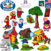 Little Folk Visuals Three Pigs Basic Precut Felt Pieces, 20 Pieces Set view 2