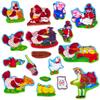 Little Folk Visuals Little Red Hen Precut Felt Pieces, 17 Pieces Set view 1