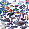 Little Folk Visuals Sea Life Precut Felt Pieces, 40 Pieces Set view 2