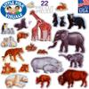 Little Folk Visuals Wild Animals Precut Felt Pieces, 22 Pieces Set view 2