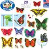 Little Folk Visuals Butterflies Precut Felt Pieces, 20 Pieces Set view 2