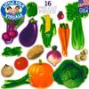 Little Folk Visuals Vegetables Precut Felt Pieces, 16 Pieces Set view 2