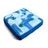 Big Joe Captain's Caddie No Inflation Needed Pool Float Drink Holder, Paintbrush Blue Double Sided Mesh, Quick Draining Fabric, 2 feet view 1