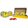 Judy Carson Dellosa 12 Mini Judy Clocks Set, 4" x 4" Learning Clock for Kids Ages 4-8, Kids Analog Clock for Teaching Time, Teaching Time Activity Set for Schools, Homeschool and Daycare view 4