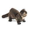 Folkmanis River Otter Hand Puppet, Brown, 1 EA view 1