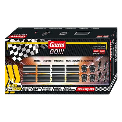 Carrera 61614 GO and Digital 143 Extension Set 3 Add On Parts Includes Straights Curves High Curves