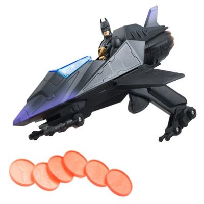 Batman Begins Vehicle Set Batcycle and Batjet