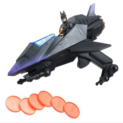 Batman Begins Vehicle Set Batcycle and Batjet