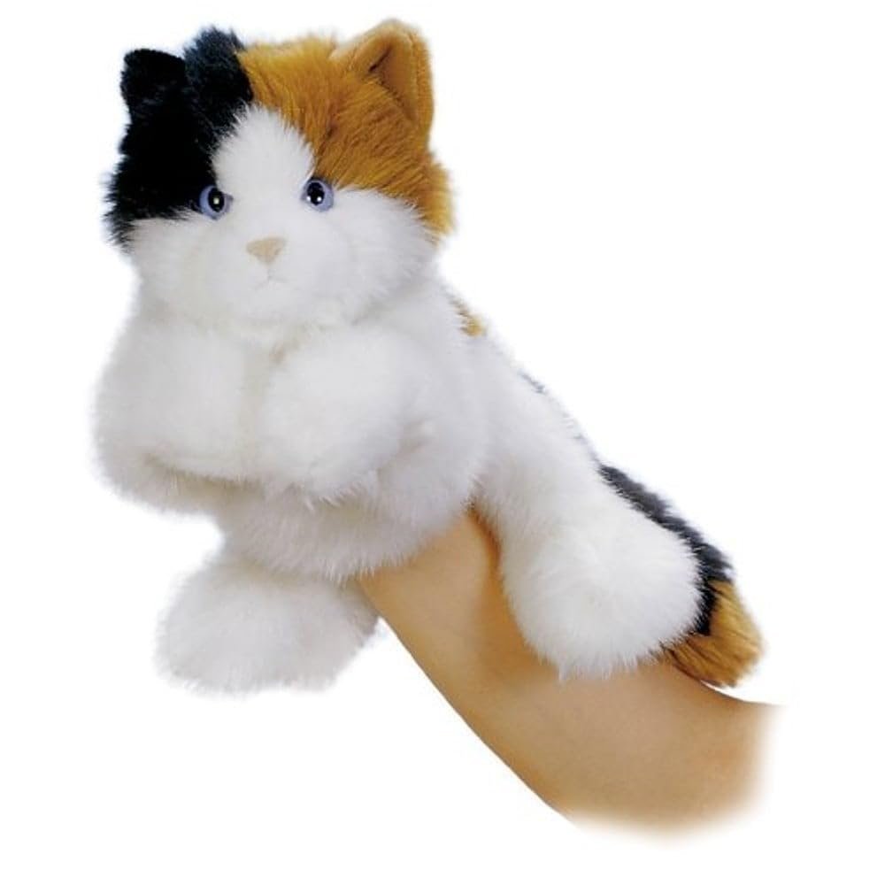 Aurora Interactive Hand Puppet Esmeralda Stuffed Animal - Storytelling Adventures - Playful Learning - White 9 Inches