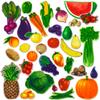 Little Folk Visuals Fruits and Vegetables Combo Precut Felt Pieces, 34 Pieces Set view 1