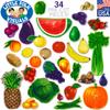 Little Folk Visuals Fruits and Vegetables Combo Precut Felt Pieces, 34 Pieces Set view 2