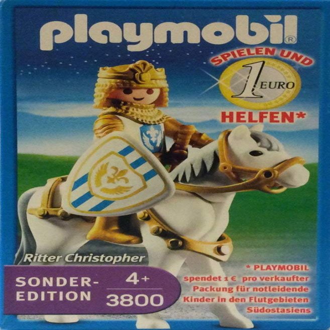 Playmobil 3800 Golden Knight with White Horse (Exclusive Edition)