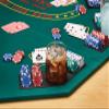 Fat Cat Folding Poker Table for 8 Players with Carrying Case, Chip Tray, and Drink Holder - Casino Style for Blackjack, Texas Holdem view 3