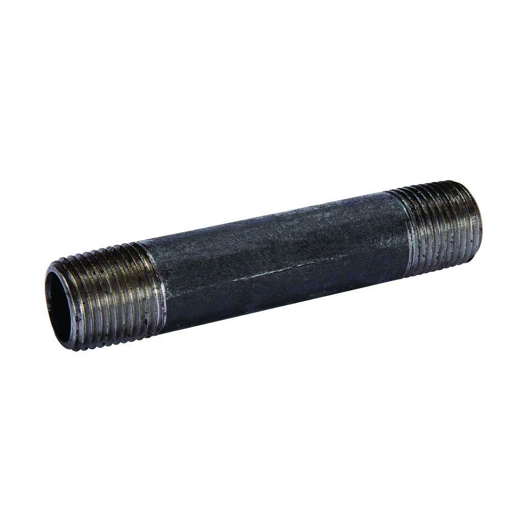 3/8"xclose Black Pipe Nipple