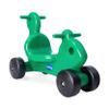 Careplay 2-in-1 Squirrel Push & Ride-on Toy, Indoor & Outdoor Use, Low Profile Seat, Recommended for Children up to 50lbs, Durable Construction, Made in The USA, Green view 1