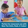 Learning Resources Plastic Base Ten Flats, Early Math, Counting, Place Value, Homeschool, 10 Pieces, Ages 6+ view 3