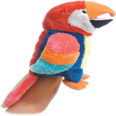 Aurora Interactive Hand Puppet Petey Stuffed Animal - Storytelling Adventures - Playful Learning - Multicolor 12 Inches