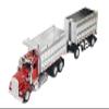 1/43 D/C Kenworth W900 Double Dump Truck, Color May Vary view 1