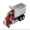 1/43 D/C Kenworth W900 Double Dump Truck, Color May Vary view 4