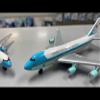 Air Force One 2 Plane set Air Force One and Air Force Two, Blue and White view 2
