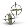 Classic Gyroscope  Twin Pack | 2 Metal Spinning Gyroscopes for STEM Learning & Physics Play  Made in USA  Ages 8+ view 1