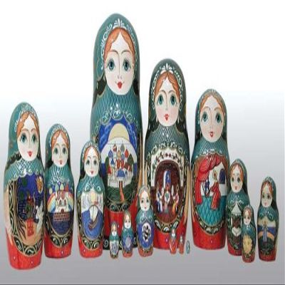 Golden Cockerel Czar Saltan Matryoshka 15pc./12"