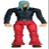 Sota Toys Street Fighter Series 4 Action Figure Remy Black Shirt, Red Pants view 1