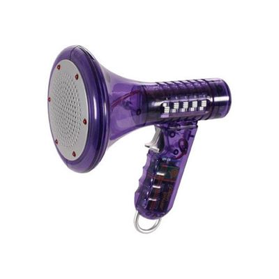 Toysmith Tech Gear Multi Voice Changer Megaphone Toy with 8 Voice Effects and LED Lights Fun Outdoor Toy for Kids Ages 5+ Cool Gag Gifts or Birthday Gift Idea Colors May Vary, Battery Included