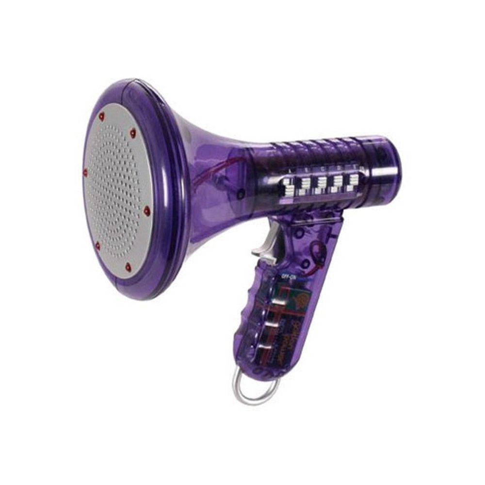 Toysmith Tech Gear Multi Voice Changer Megaphone Toy with 8 Voice Effects and LED Lights Fun Outdoor Toy for Kids Ages 5+ Cool Gag Gifts or Birthday Gift Idea Colors May Vary, Battery Included
