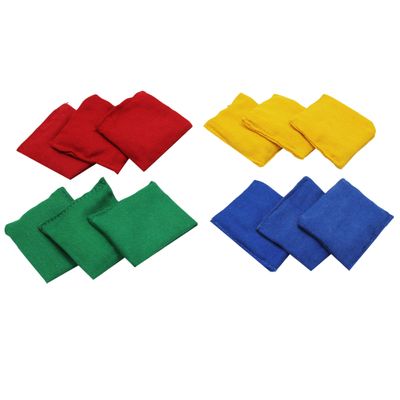 Dick Martin Sports Bean Bags, 3" x 3", Set of 12