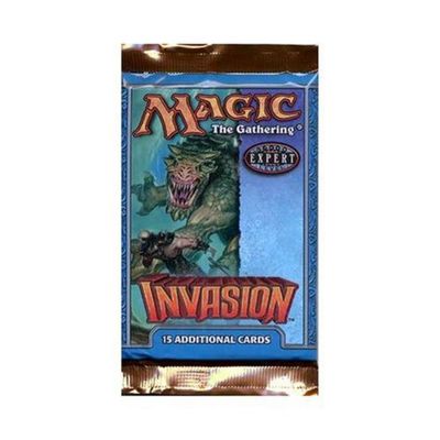 1 (One) Pack of Magic the Gathering MTG Invasion Booster Pack (Out of Print)