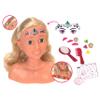 Theo Klein 5205 Makeup and Hair Styling Head I 20 cm High Head with Long Hair I Incl. Hair Accessories and Makeup I Dimensions: 10 cm x 18 cm x 20 cm I Toys for children over 3 years old view 2
