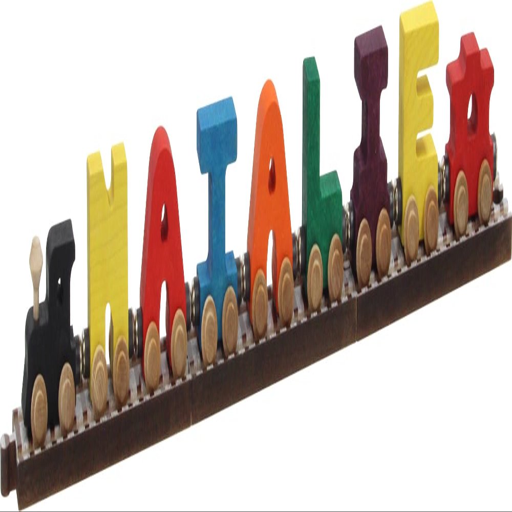 7 Letter NameTrains and Track to Fit - Made in USA
