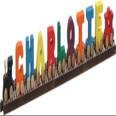 9 Letter NameTrains and Track to Fit - Made in USA