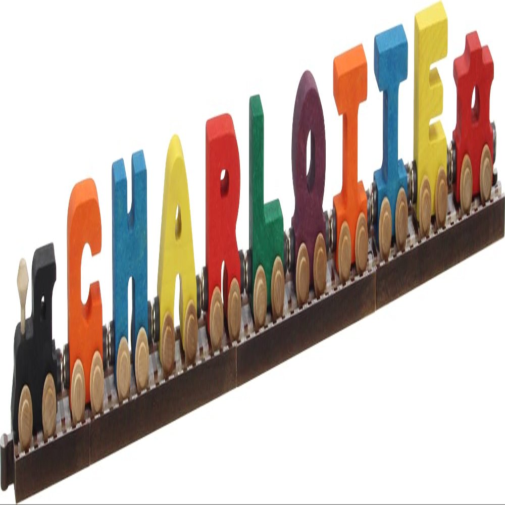 9 Letter NameTrains and Track to Fit - Made in USA