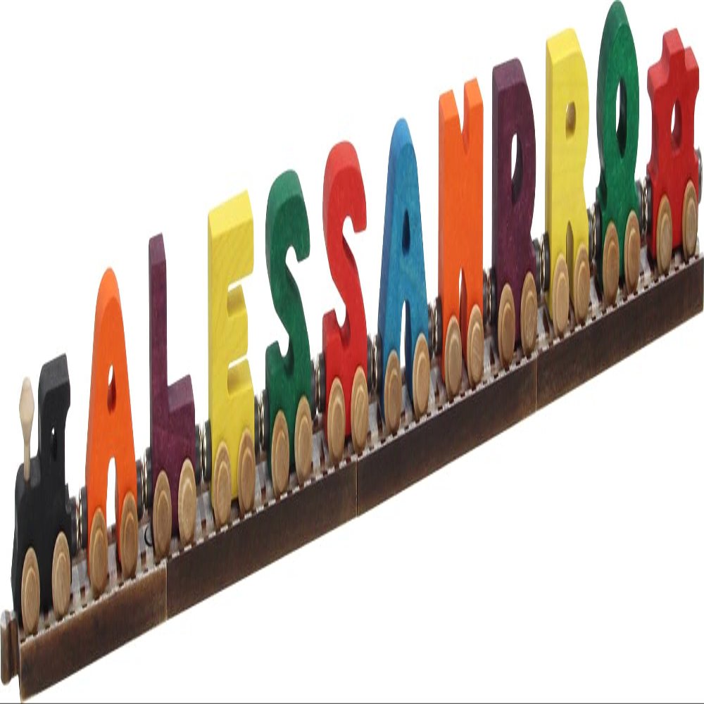 10 Letter NameTrains and Track to Fit - Made in USA