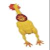 Accoutrements Deluxe Rubber Chicken view 1
