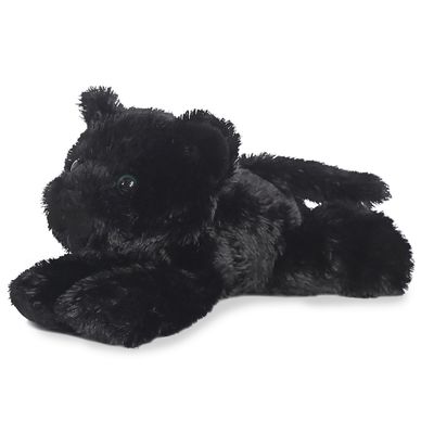 Aurora Adorable Mini Flopsie Onyx Stuffed Animal - Mini Companions Ready for Playful Adventures - for Kids All Ages, Toddlers, Adults, and Families - Black 8 Inches
