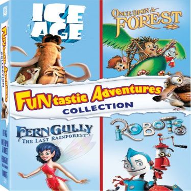 Funtastic Adventures Collection (Ice Age / Robots / FernGully - The Last Rainforest / Once Upon a Forest) [DVD]