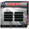 Carrera 20601 2-Pack of 13.58-in. Straights add on Expansion Accessory Pack Set Compatible with Evolution, Digital 132, and Digital 124 Slot car Tracks view 1