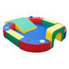 Children's Factory Playring with Tunnel & Slide, Primary, CF322-162, Foam Baby Climber, Kids and Toddler Indoor Climbing Toy, Playroom or Daycare Use, Rainbow view 1