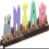 3 Letter Pastel Name and Track to Fit - Made in USA view 1