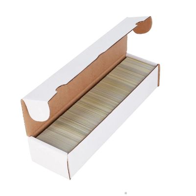 BCW 800-Count Trading Card Storage Box, 1 Pack | Cardboard Organizer for Baseball, Basketball & Football Cards | Fits Standard Trading Card Games