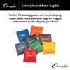 Champion Sports 5 Inch Colored Bean Bag Set view 3