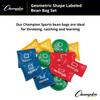 Champion Sports 5 Inch Geometric Bean Bag Set view 2
