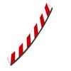 Carrera 20020595 Inside Shoulder high banked Curve 3/30 (6), end piece (2) Slot Car Track Accessory view 1