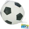 Lena 62178 Soft Fuball aus Schaumstoff, weicher Ball ca. 18 cm, Spielball fr Kinder ab 1 Jahr, Softball Zum Spielen und Baden, elastischer und strapazierfhiger Schaumstoffball, Wei, Schwarz view 1