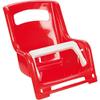 Lena 61168 Dolls Seat Approx. 27 cm 1 Assorted Colour Compartment Doll Seat for Children's Bicycle Luggage Rack Seat for Favourite Doll Mothers Red or Yellow view 1