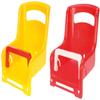 Lena 61168 Dolls Seat Approx. 27 cm 1 Assorted Colour Compartment Doll Seat for Children's Bicycle Luggage Rack Seat for Favourite Doll Mothers Red or Yellow view 2